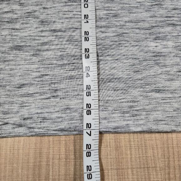 T by Talbots Women's Mock Neck Top Size Small Gray Athleisure Casual Neutral - Picture 6 of 7